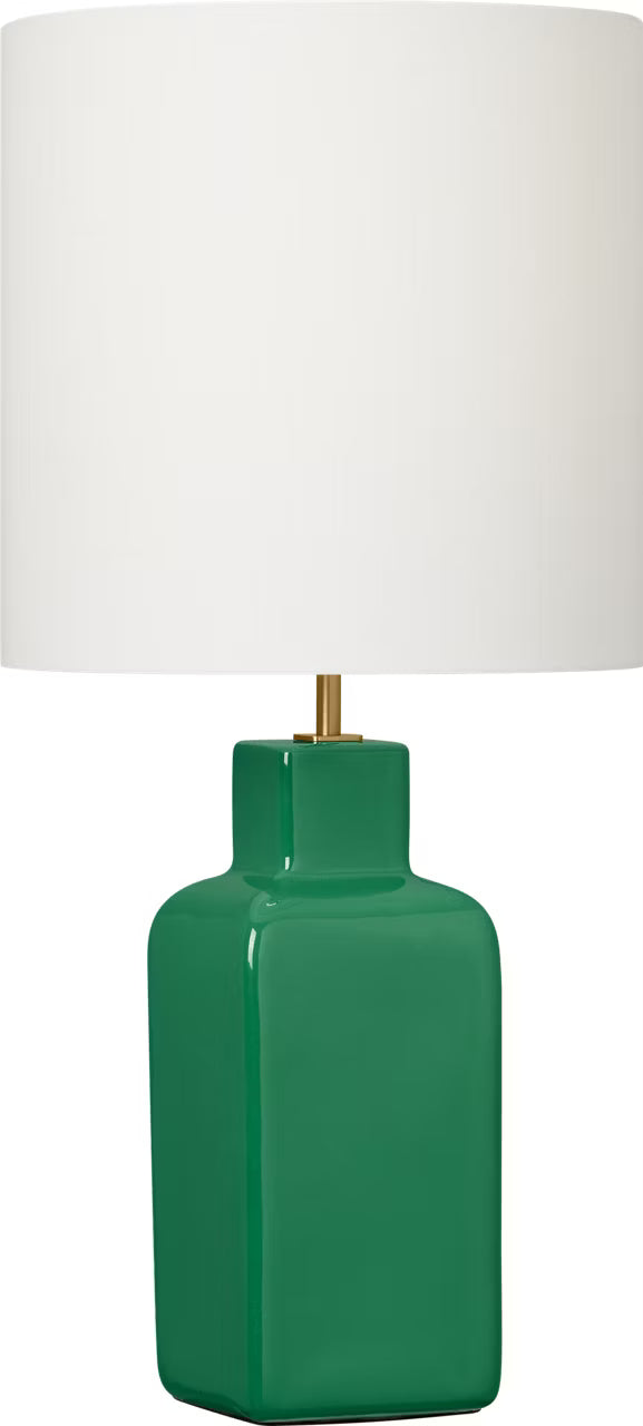 Visual Comfort Anderson Large Table Lamp in green. A playful and sculptural table lamp available in Nashville, Tennessee
