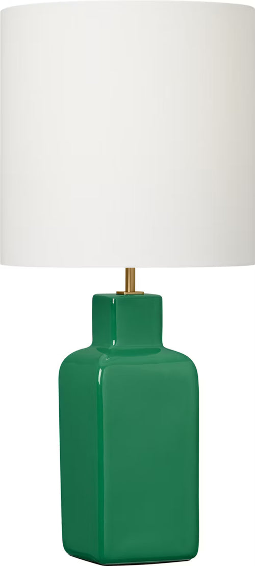 Visual Comfort Anderson Large Table Lamp in green. A playful and sculptural table lamp available in Nashville, Tennessee