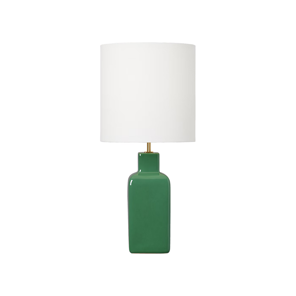 Visual Comfort Anderson Large Table Lamp in green. A playful and sculptural table lamp available in Nashville, Tennessee