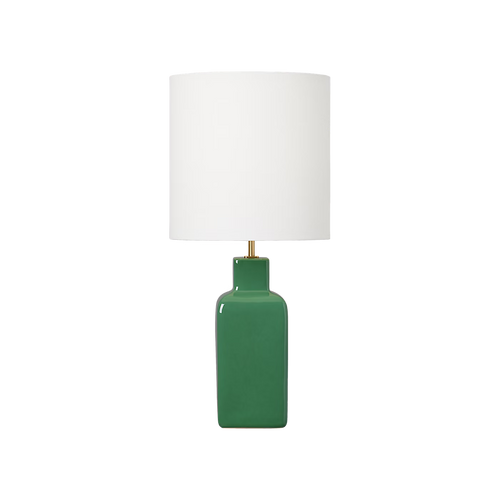 Visual Comfort Anderson Large Table Lamp in green. A playful and sculptural table lamp available in Nashville, Tennessee