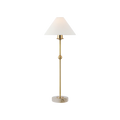 Visual Comfort Caspian Medium Table Lamp in brass and alabaster 